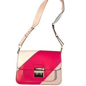 Michael Kors Pink and Cream Mini Bag